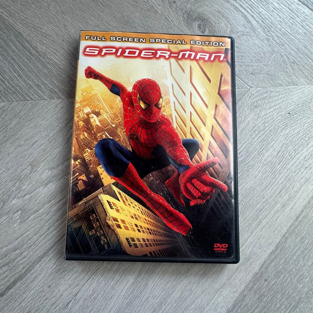 Spider-Man DVD Full Screen Special Edition 2002 Tobey Maguire 2-Disc Special Set